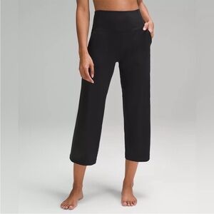 Lululemon Align™ High-Rise Wide-Leg Cropped Pant 23" Size 6 Color in Black
